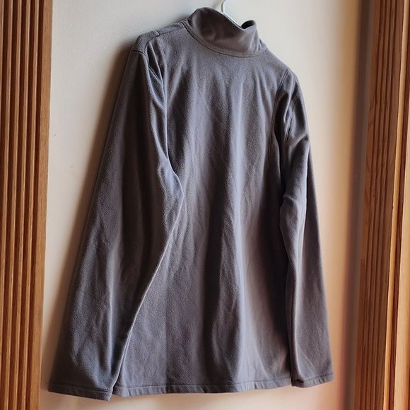 Eddie Bauer Gray Quarter Zip Fleece Pullover Size XL - Picture 11 of 15